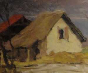 Le peintre savoyard Lucien Poignant - Tableau montagne