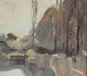 Le peintre savoyard Lucien Poignant- Granier
