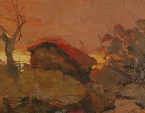 Le peintre savoyard Lucien Poignant- chambéry tableau